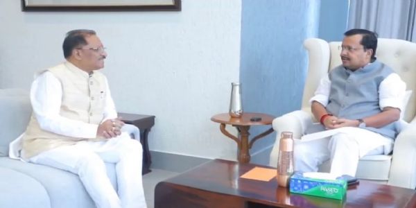 छत्तीसगढ़का मुख्यमन्त्री विष्णुदेव साईले नितिन नबीनलाई भेटे