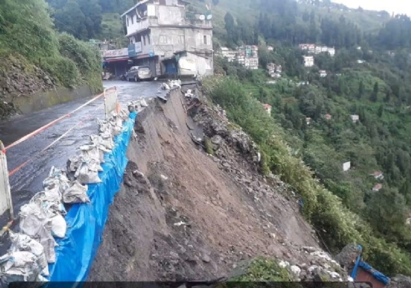 Landslide at jorebunglow