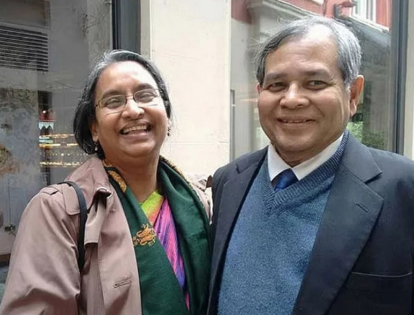 बांग्लादेश की पूर्व मंत्री डॉ. दीपू मोनी और तौफीक नवाज। फोटो - ढाका ट्रिब्यून बांग्लादेश की पूर्व मंत्री डॉ. दीपू मोनी और तौफीक नवाज। फोटो - ढाका ट्रिब्यून