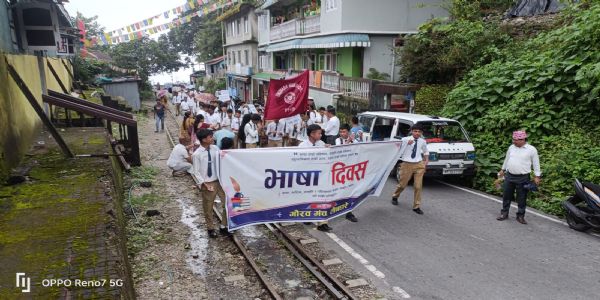 तीनधारेमा ऱ्याली र सम्वर्द्धना कार्यक्रमको साथमा नेपाली भाषा मान्यता दिवस सामरोह सम्पन्न