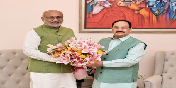उपराष्ट्रपति राधाकृष्णनले जेपी नड्डाको हालचाल सोधे