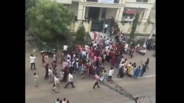काकीनाडा के नर्सिंग कॉलेज में झड़प