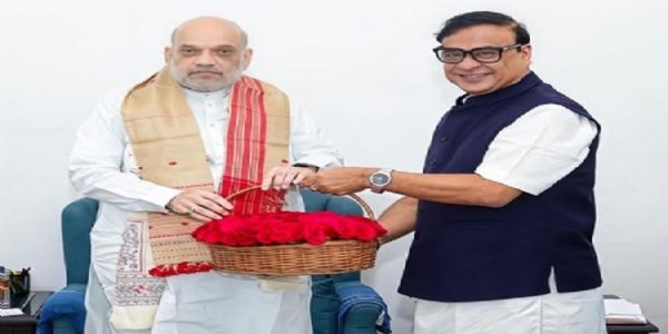 असममा बाढी र राहत कार्यबारे मुख्यमन्त्री हिमन्त बिस्व सरमाले अमित शाहसँग भेट गरे