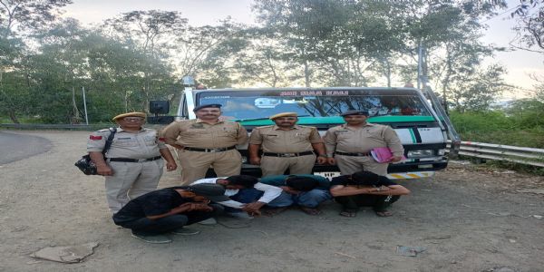 हेरोइन जफत, चार जना पक्राउ