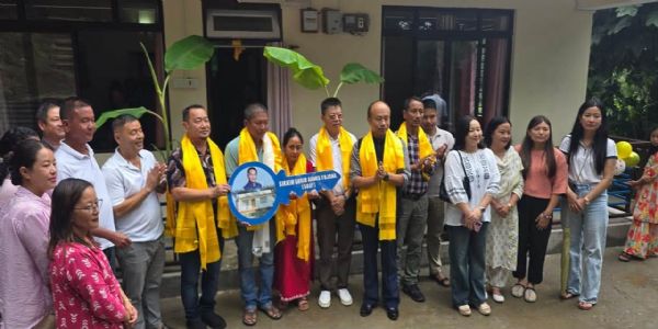 नाम्ची-सिङ्गिथाङ विधानसभा क्षेत्रमा चारवटा एसजीएवाई आवास उद्घाटन