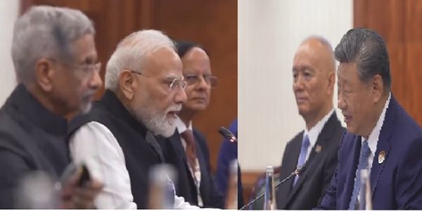 मोदीले जिनपिङसँग गरे द्विपक्षीय भेटवार्ता