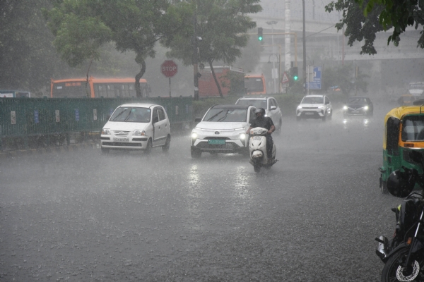 The weather in Delhi-NCR took a sudden turn on Saturday, bringing strong winds and heavy rain.