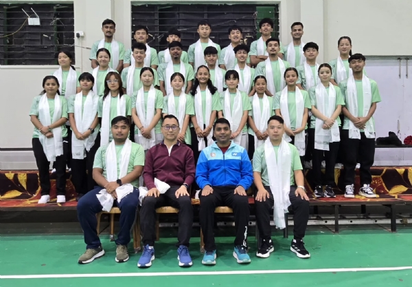 सिक्किम ब्याडमिन्टन संघका खेलाडीहरू