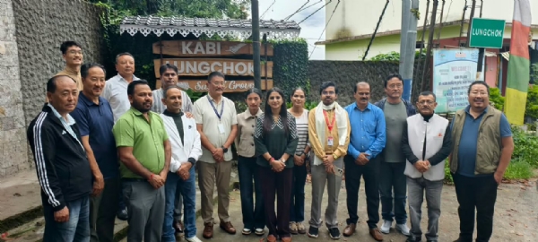 पीआईबी शिमलाको १३ सदस्यीय सञ्चार प्रतिनिधिमण्डलले काबी तिङ्दा प्रशासनिक केन्द्रको भ्रमण गऱ्यो