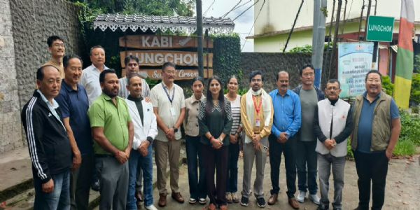 पीआईबी शिमलाको १३ सदस्यीय सञ्चार प्रतिनिधिमण्डलले काबी तिङ्दा प्रशासनिक केन्द्रको भ्रमण गऱ्यो