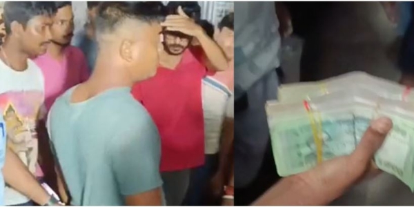 बांग्लादेशी मुद्रा बरामद के साथ पकड़े गए लोग बांग्लादेशी मुद्रा बरामद के साथ पकड़े गए लोग