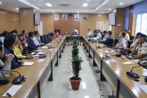 मुख्य सचिवको अध्यक्षतामा गान्धी जयन्ती राज्यस्तरीय समारोहको तयारी बैठक सम्पन्न