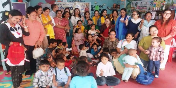 भाजपा सिक्किम महिला मोर्चाले ‘आँगनवाडी मिलन’ कार्यक्रम आयोजन गऱ्यो