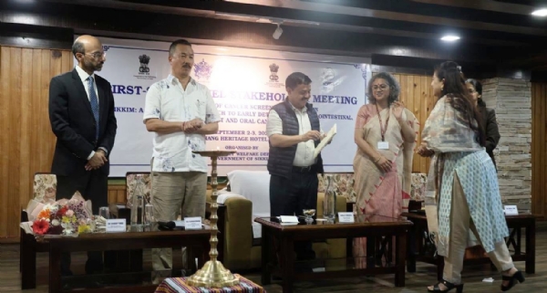 सिक्किममा क्यान्सर रोकथाम, प्रारम्भिक पहिचान तथा जनसंख्यामा आधारित क्यान्सर जॉंचसम्बन्धी पहिलो सरोकारवाला बैठक सम्पन्न