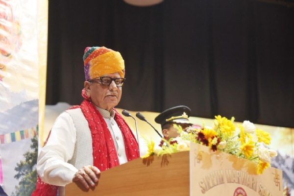 सिक्किम मारवाडी समाजको १३५औँ स्थापना दिवस समारोहमा राज्यपाल ओमप्रकाश माथुर सहभागी