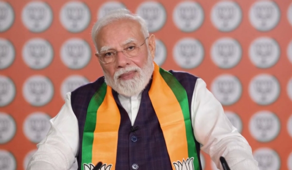 प्रधानमंत्री नरेन्द्र मोदी गुरुवार को वीडियो कॉन्फ्रेंसिंग के माध्यम से संवाद के दौरान प्रधानमंत्री नरेन्द्र मोदी गुरुवार को वीडियो कॉन्फ्रेंसिंग के माध्यम से संवाद के दौरान