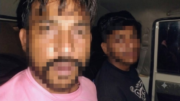 पकड़े गए आरोपी।