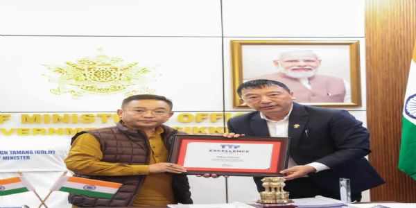 ग्रामीण तथा दिगो पर्यटन प्रवर्द्धनका लागि सिक्किम पर्यटनलाई उत्कृष्टता पुरस्कार