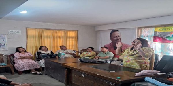 छैंटौं स्थापना दिवसलाई लिएर खरसाङमा भागोप्रमोको सांगठनिक सभा