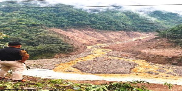 उत्तर सिक्किमको चुङथाङ क्षेत्रमा पैह्रोपछि टिस्टा नदीको बहाव आंशिक रूपमा प्रभावित, प्रशासन सतर्क