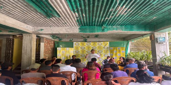 सीएपी अध्यक्षको मानेबुङ-देन्तामम दुईदिने क्षेत्र भ्रमण, जनताका समस्या सुने